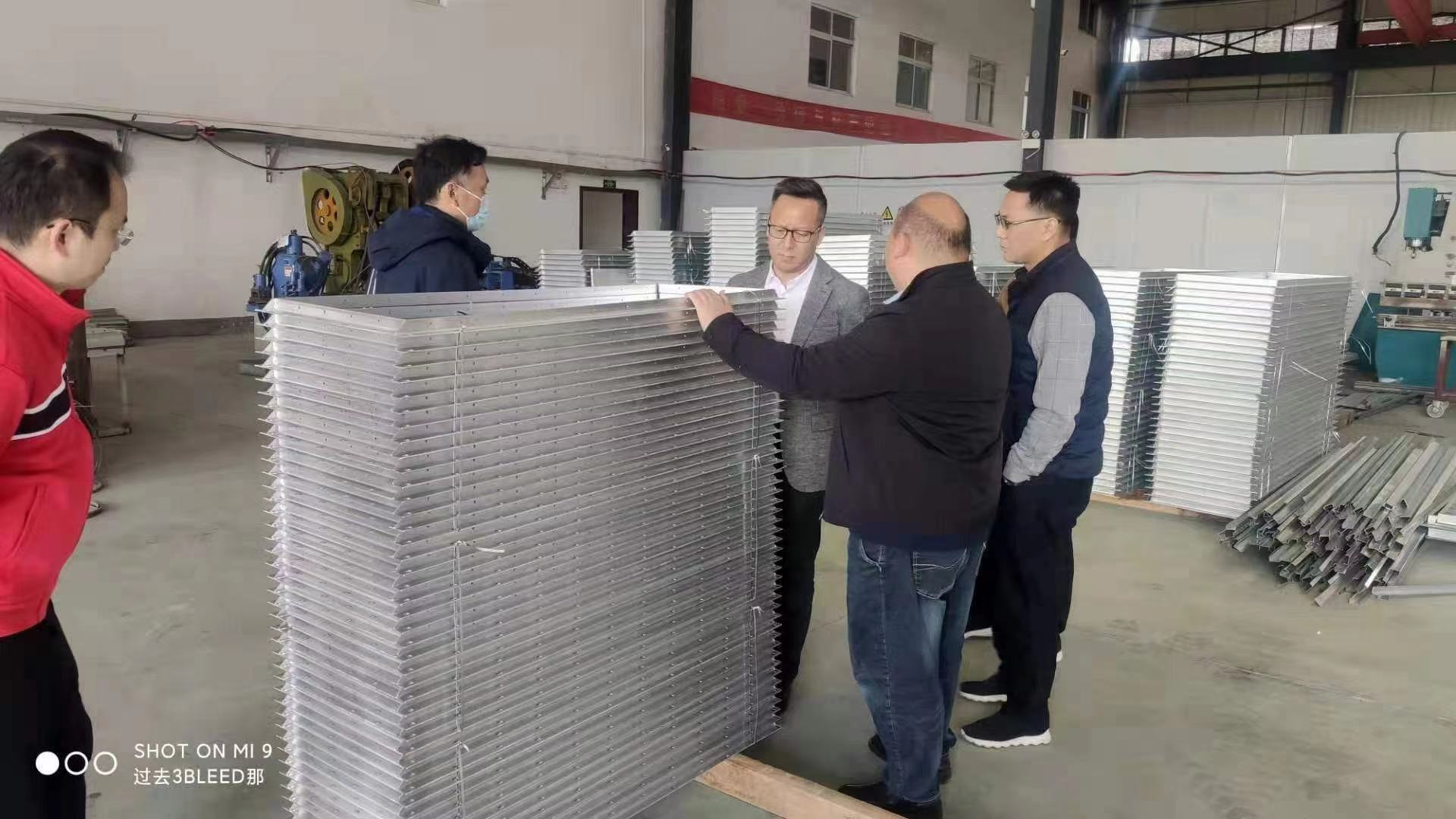 中建三局安装分公司领导莅临机电预制工厂视察